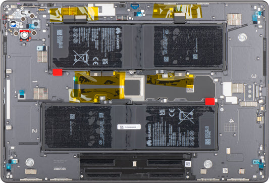 Batterijdeksel Huawei MatePad Pro Max PapperMatte Edition, met Accu, Grijs (Space Gray), Service Pack 02357TLP
