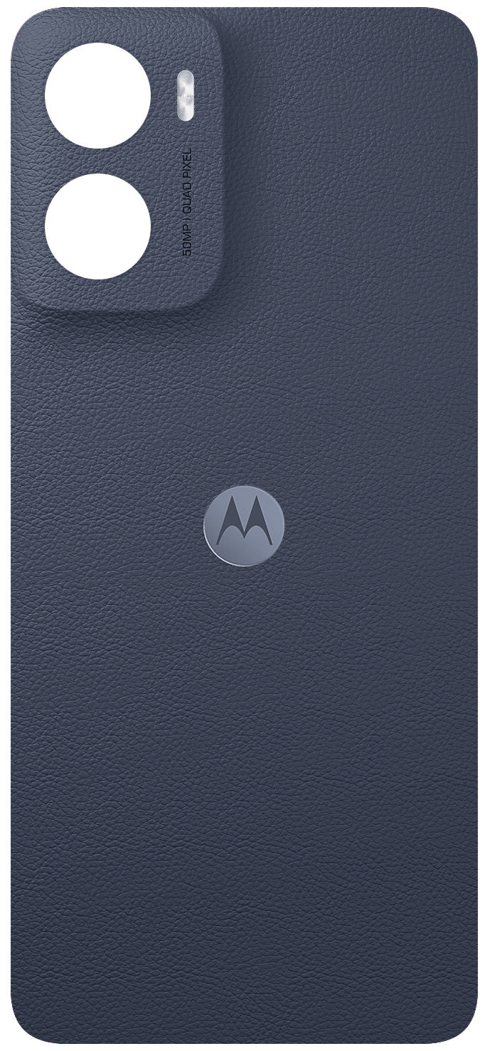 Motorola Moto E15 / G05 Batterijklep, Marineblauw (Denim Blue), Service Pack 5D68C29788