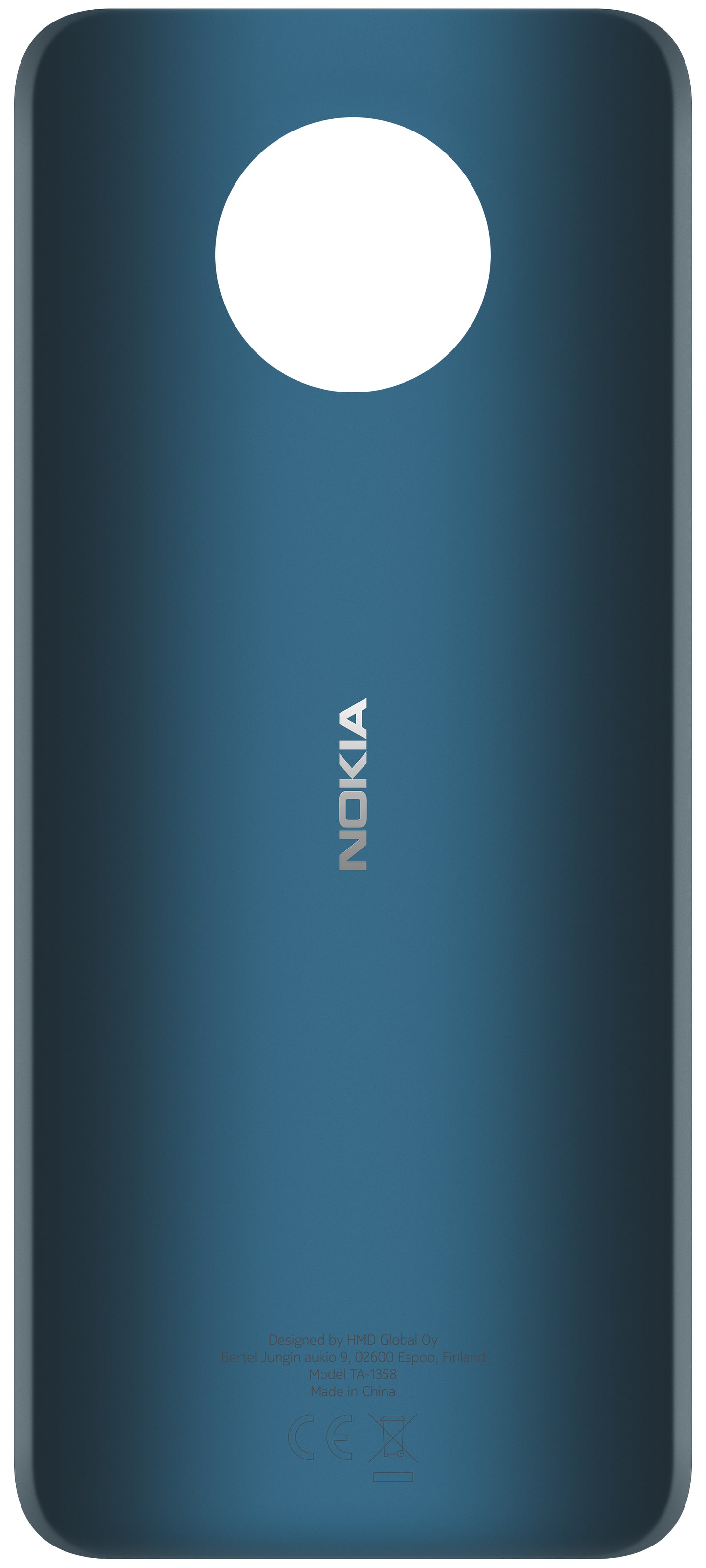 Nokia G50 Batterij Batterijdeksel, Aquamarijn (Oceaanblauw) 