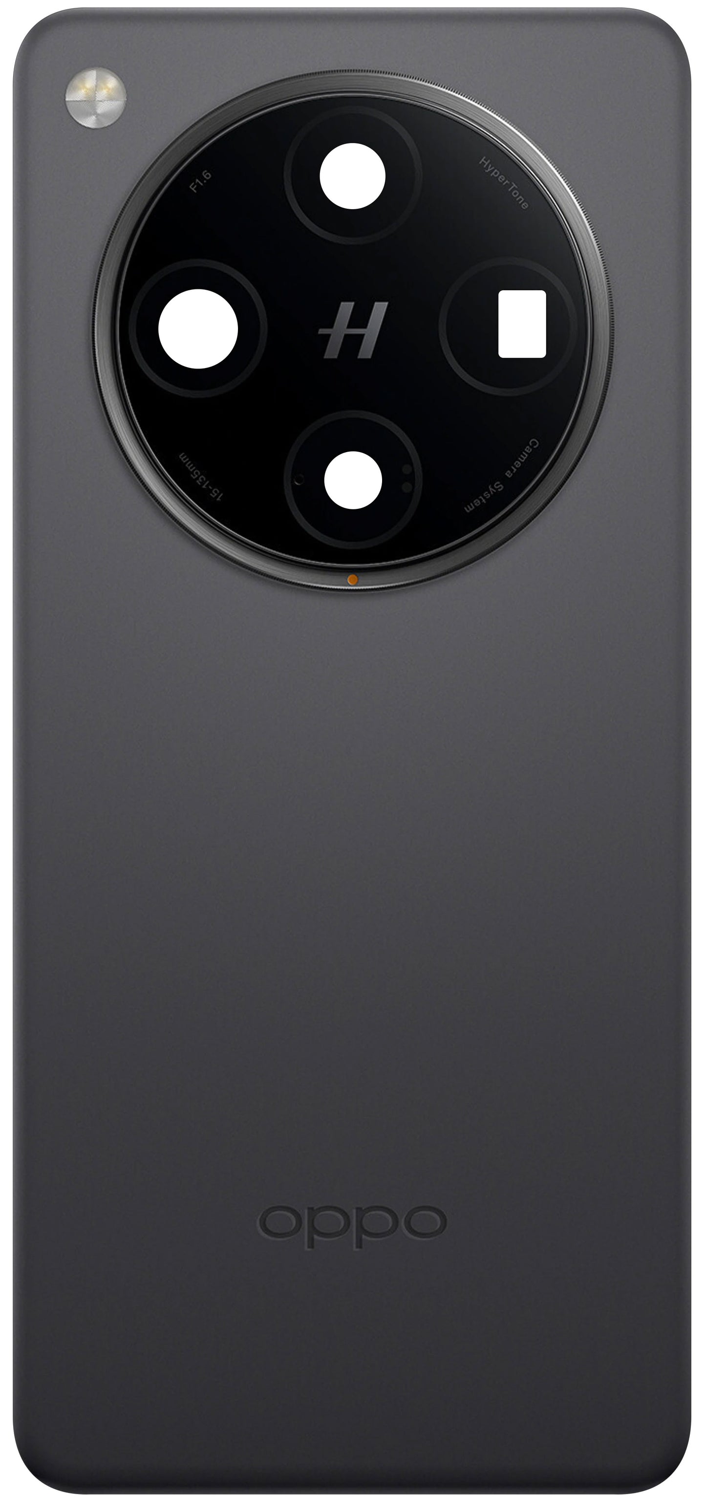 Batterijdeksel Oppo Find X8 Pro, Zwart (Space Black), Service Pack 621033000405