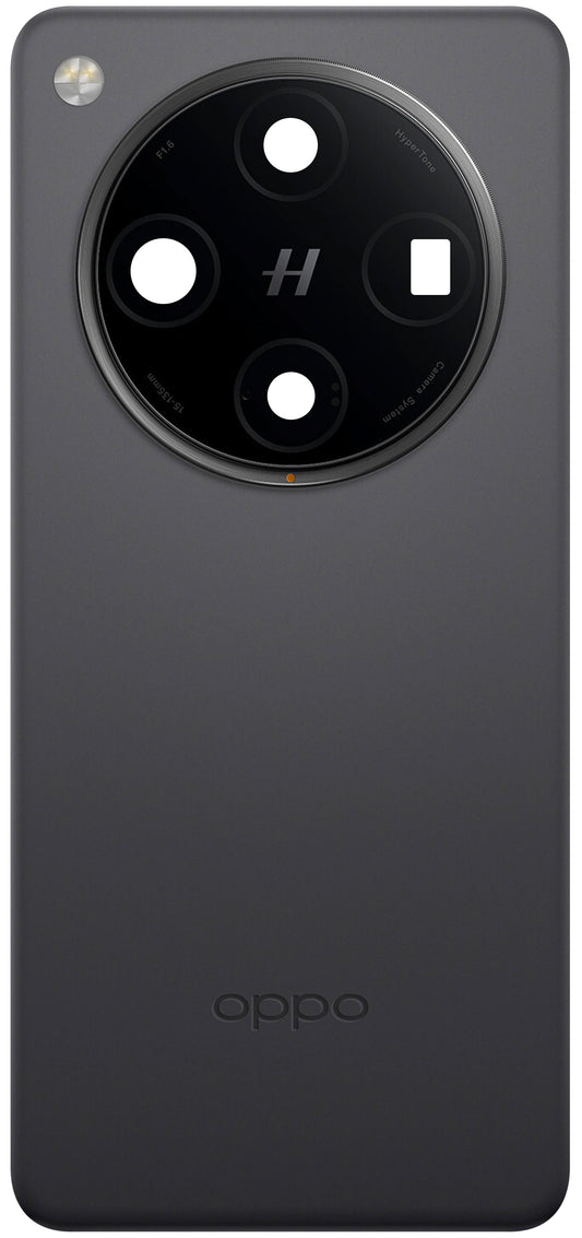 Batterijdeksel Oppo Find X8 Pro, Zwart (Space Black), Service Pack 621033000405