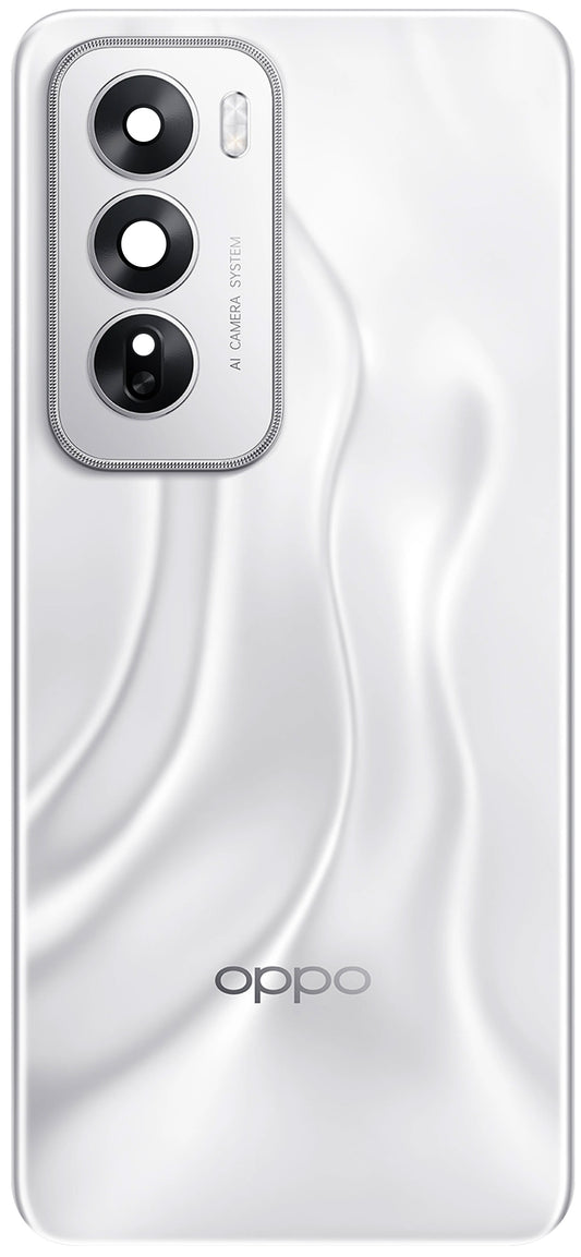 Batterijdeksel Oppo Reno12, Zilver (Astro Silver), Service Pack 621033000316