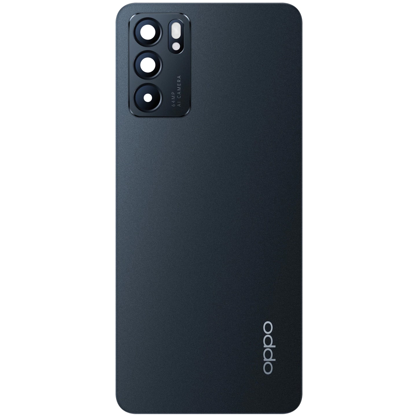 Batterijdeksel Oppo Reno6 5G, zwart (Stellar Black), Service Pack 4907797 