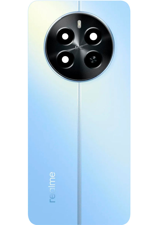 Batterijdeksel Realme 12 4G, Blauw (Skyline Silver), Service Pack 621033000305