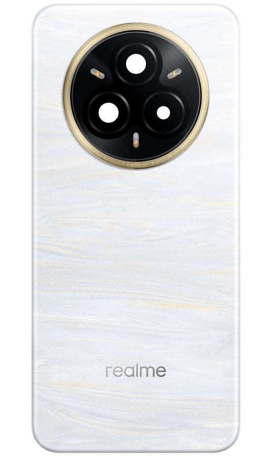 Batterijdeksel Realme 14 Pro+, Wit (Pearl White), Service Pack 621033000452