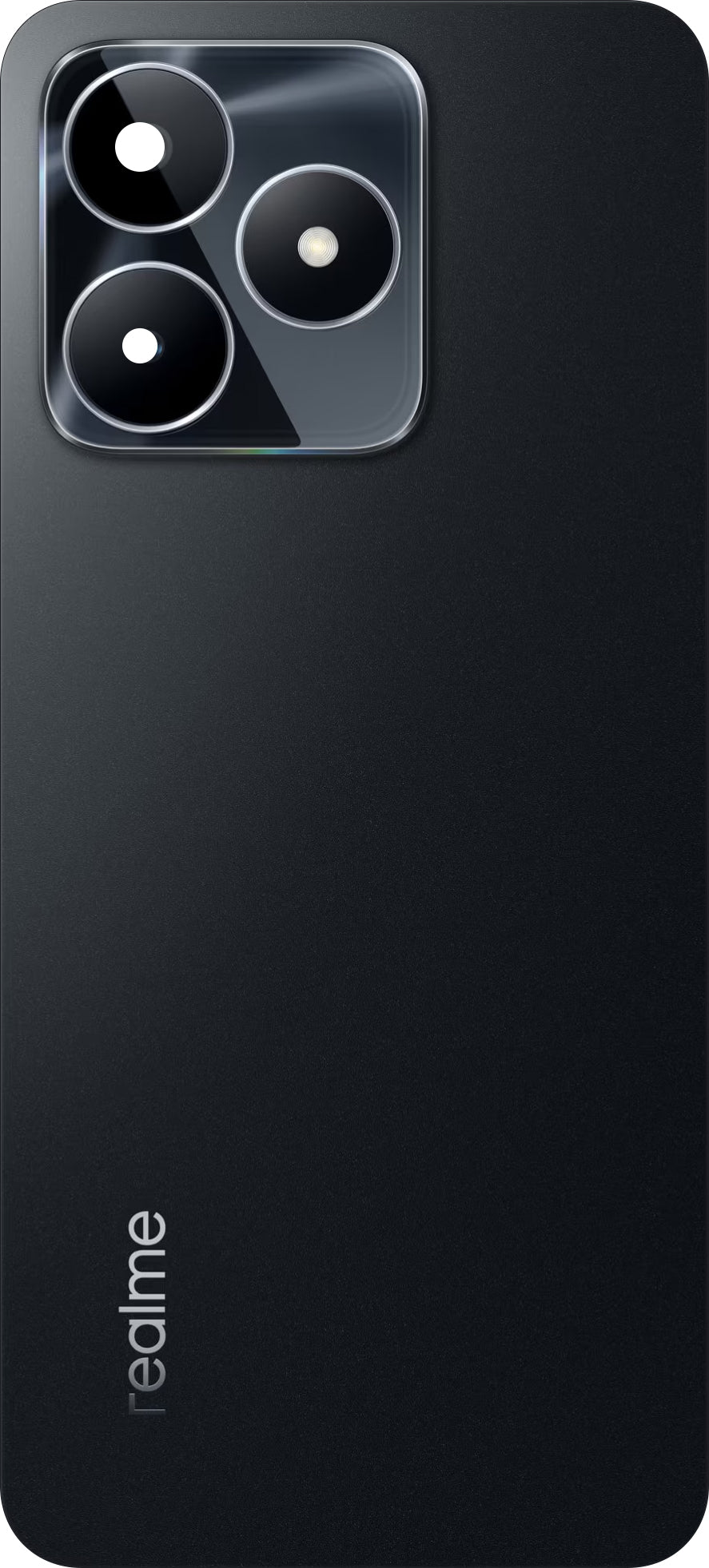 Batterijdeksel Realme C53, Zwart (Mighty Black), Service Pack 621033000056