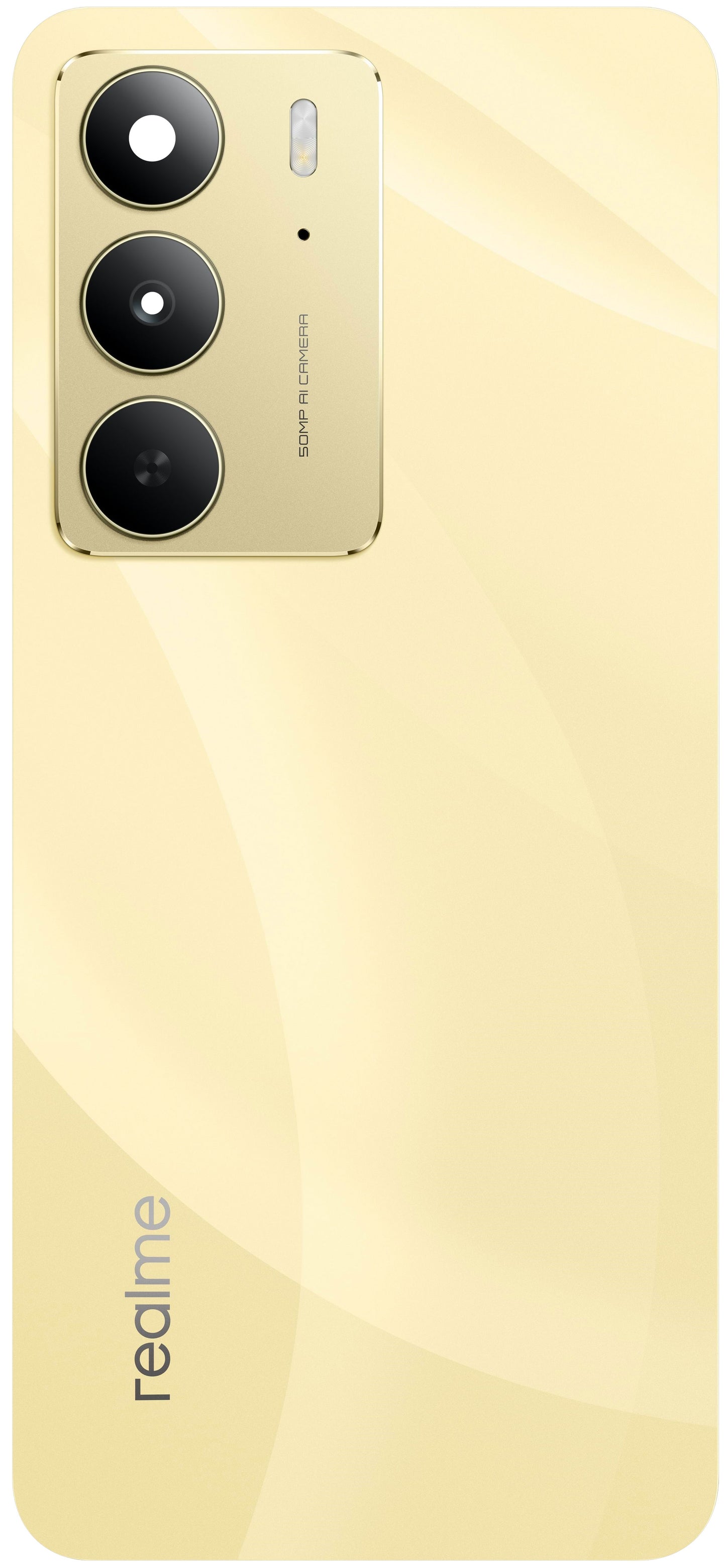 Batterijdeksel Realme Realme 14x (India), Goud (Golden Glow), Service Pack 621033000420