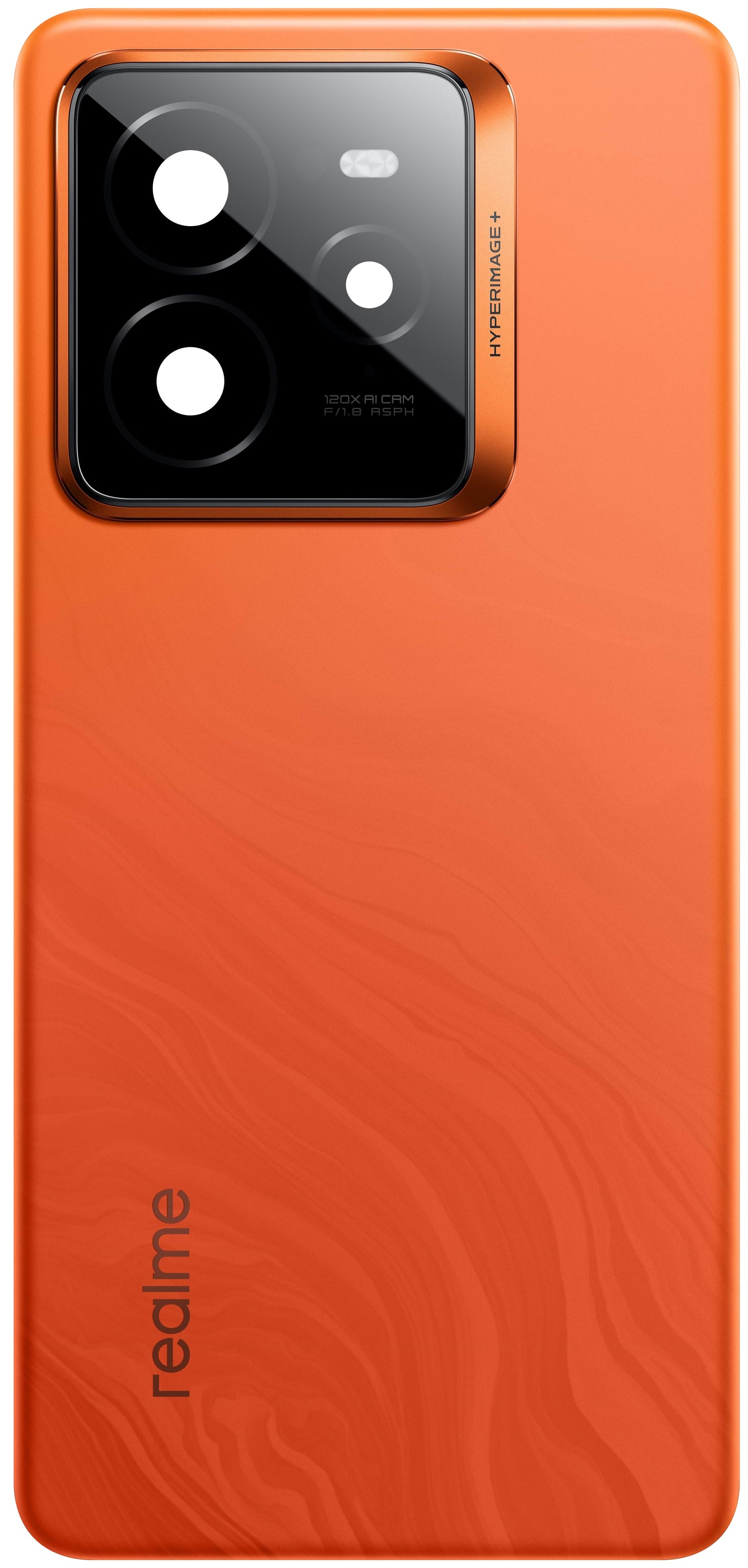 Batterijdeksel Realme GT 7 Pro, Oranje (Mars Orange), Service Pack 621033000413