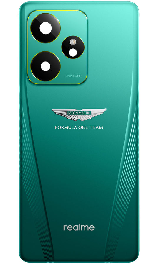 Batterijdeksel Realme GT 7, Groen (Aston Martin Green), Service Pack 621033000619