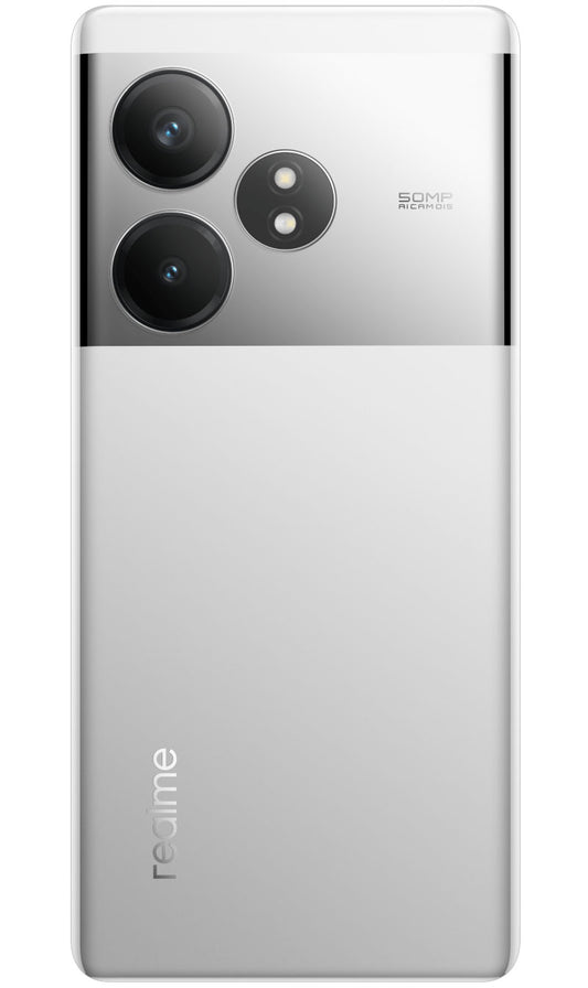 Batterijdeksel Realme GT 6T, Zilver (Fluid Silver), Service Pack 621033000296