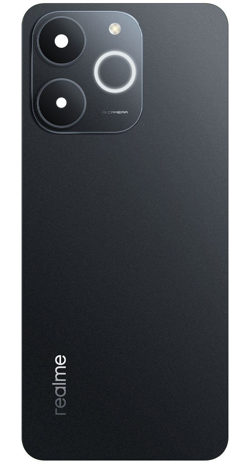 Batterijdeksel Realme Note 70T, Zwart (Obsidian Black), Service Pack 621033000695