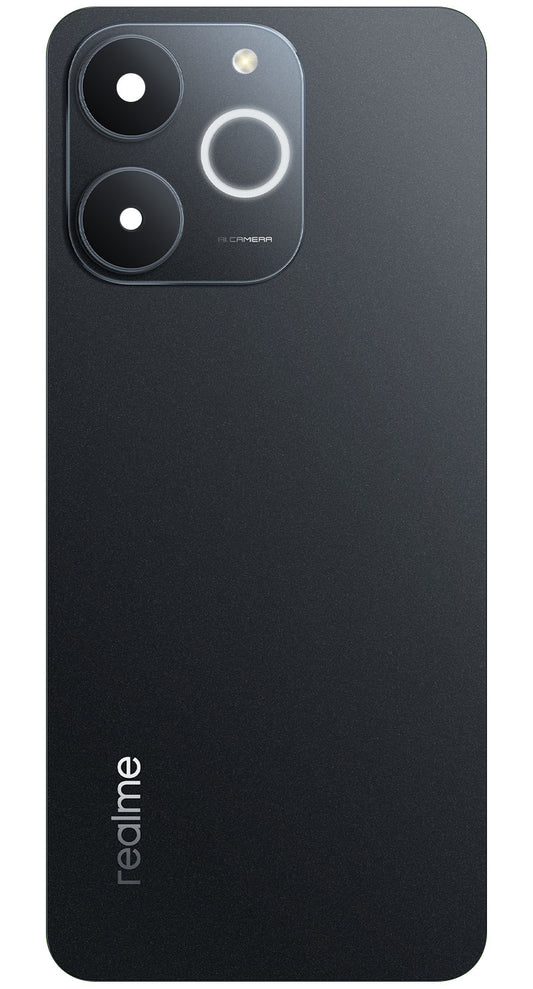 Batterijdeksel Realme Note 70T, Zwart (Obsidian Black), Service Pack 621033000695