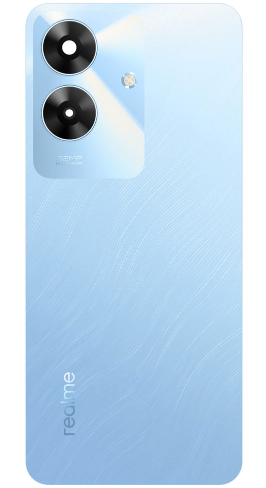 Batterijdeksel Realme Note 60, Blauw (Voyage Blue), Service Pack 621033000311
