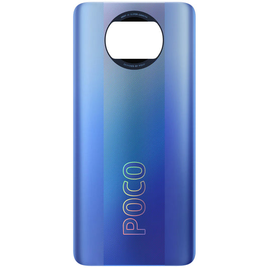 Batterijdeksel Xiaomi Poco X3 Pro, Blauw (Frost Blue), Wissel 