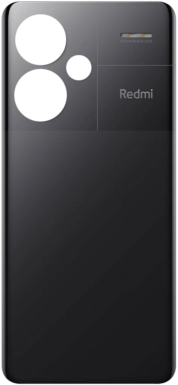 Batterijdeksel Xiaomi Redmi Note 13 Pro+, Zwart (Midnight Black), Service Pack