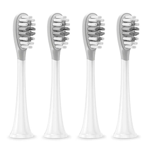 Reservekop Gum Care voor Elektrische Tandenborstel Bitvae S2 / S3, Set van 4 stuks, Wit