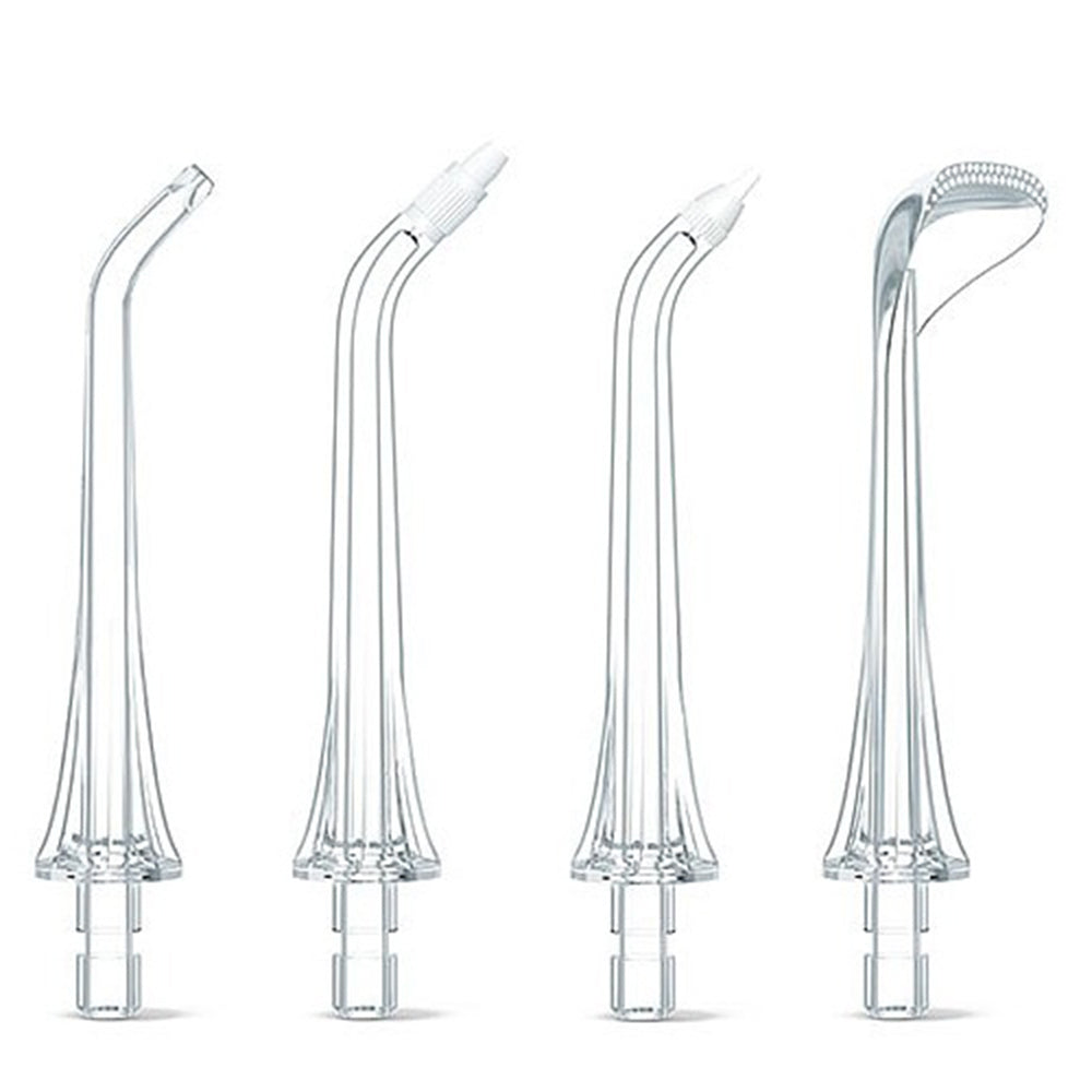 Reservekop voor Bitvae C2 / F30 / 204 mondirrigator, set van 4 stuks, transparant