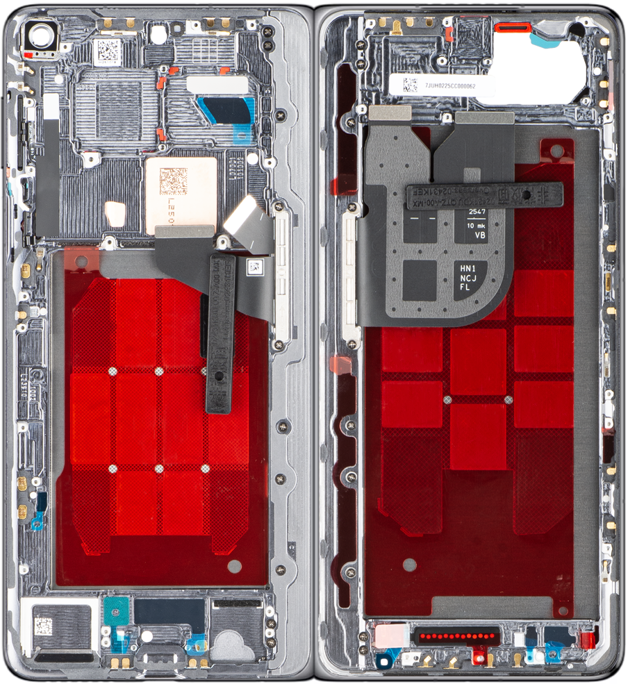 Middenbehuizing Huawei Mate X7, Grijs, Service Pack 02357JUH