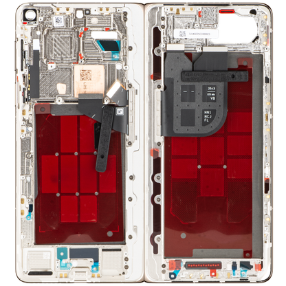 Middenbehuizing Huawei Mate X7, Goud, Service Pack 02357JUK