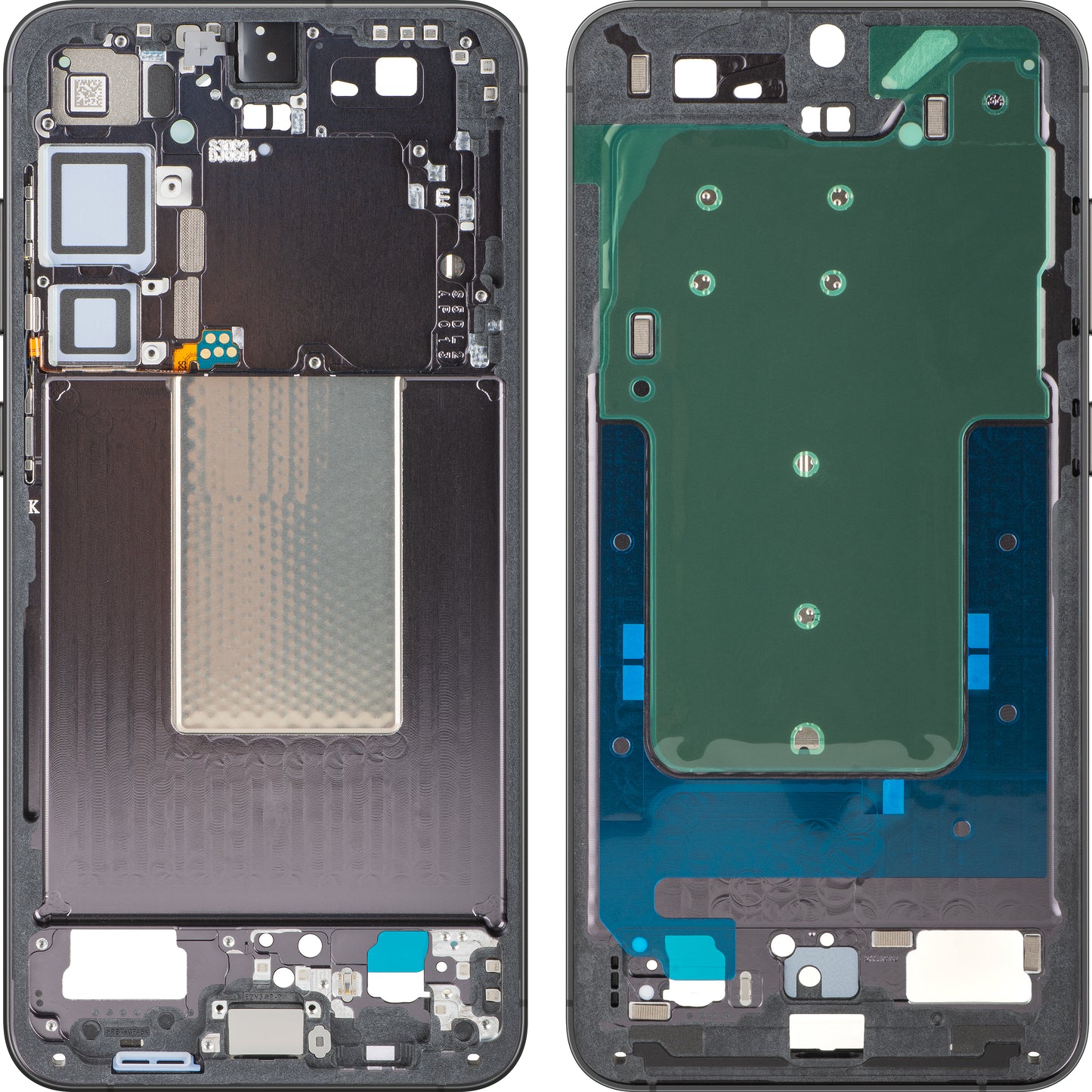 Middenbehuizing Samsung Galaxy S24+ S926, Zwart (Onyx Black), Service Pack GH82-33413A