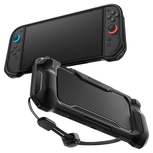 Spigen Rugged Armor Beschermhoes voor Nintendo Switch 2, Zwart ACS09075