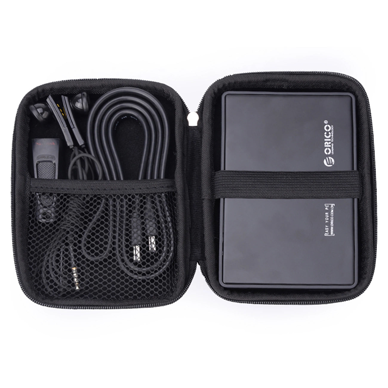 Orico PHD-25 Beschermhoes voor HDD / SSD 2.5 inch, Zwart
