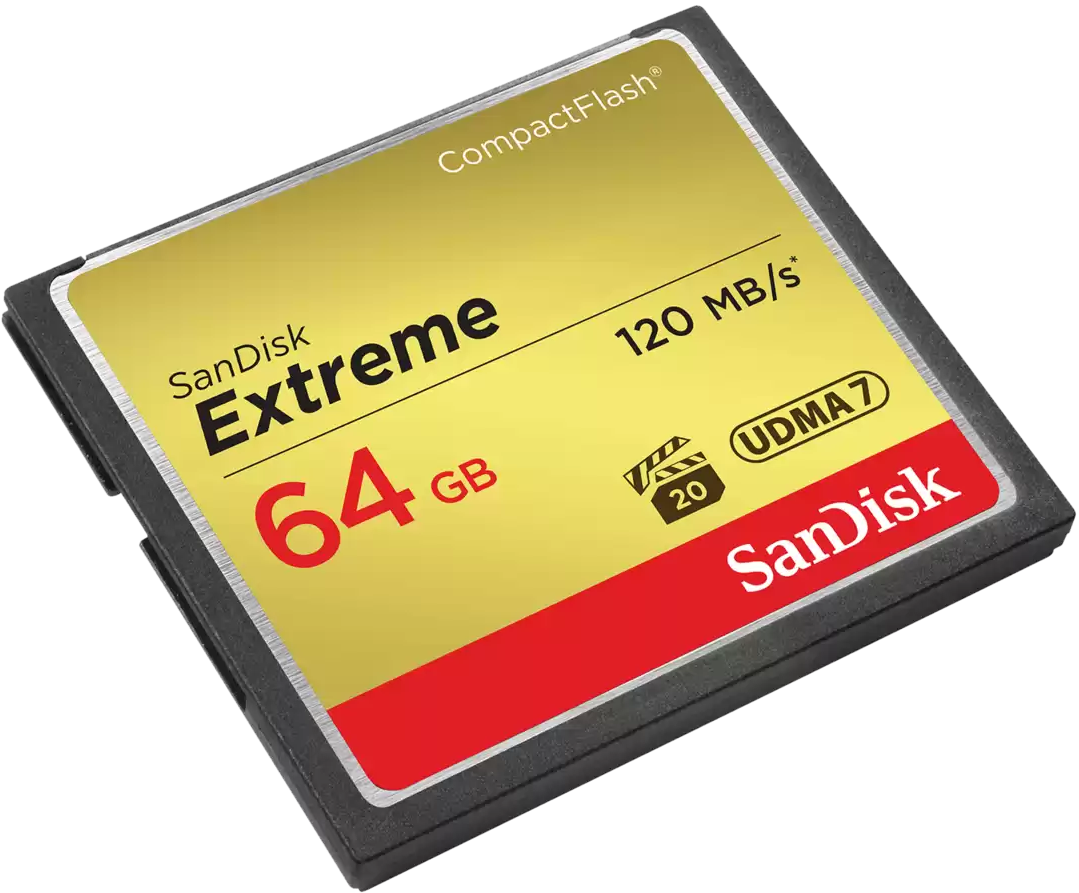 CompactFlash Geheugenkaart SanDisk Extreme, 64Gb, UDMA 7 SDCFXSB-064G-G46