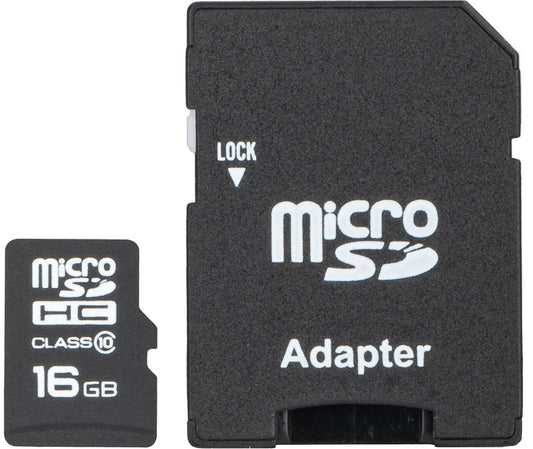Emtec C10 Classic microSDHC Geheugenkaart, 16Gb, Klasse 10, Met Adapter ECMSDM16GHC10CG