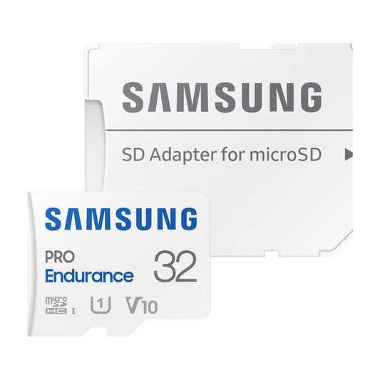 Samsung PRO Endurance microSDHC-geheugenkaart, 32Gb, Klasse 10 / UHS-1 U1, Met Adapter MB-MJ32KA/EU