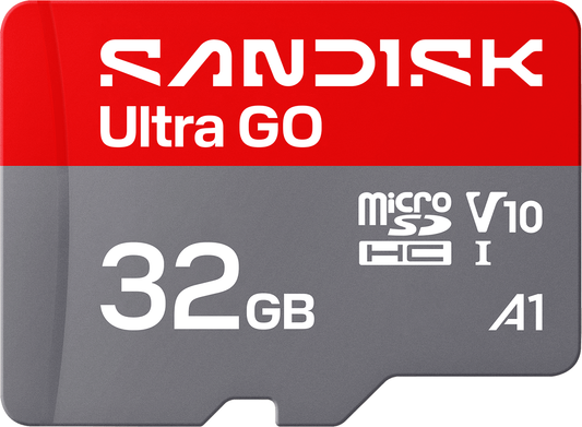 microSDHC SanDisk Ultra GO Android A1 Geheugenkaart, 32GB, Klasse 10 / UHS-1 U1 SDSQUGN-032G-GN6MN