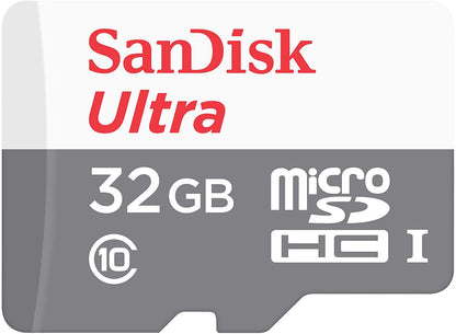 MicroSDHC Geheugenkaart SanDisk Ultra, 32Gb, Klasse 10 SDSQUNR-032G-GN3MN