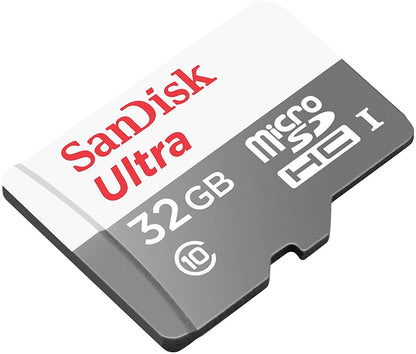 SanDisk Ultra Android microSDHC-geheugenkaart, 32Gb, Klasse 10 / UHS-1 U1 SDSQUNR-032G-GN3MN SDSQUNR-032G-GN3MN