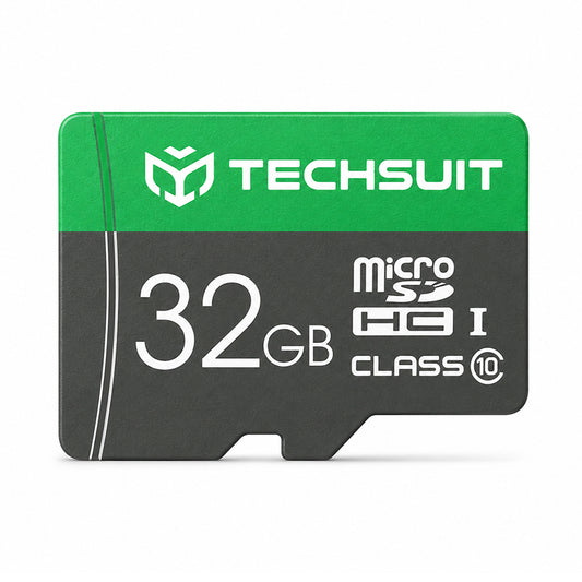 Techsuit THCM11 microSDHC-geheugenkaart, 32 GB, klasse 10, met adapter