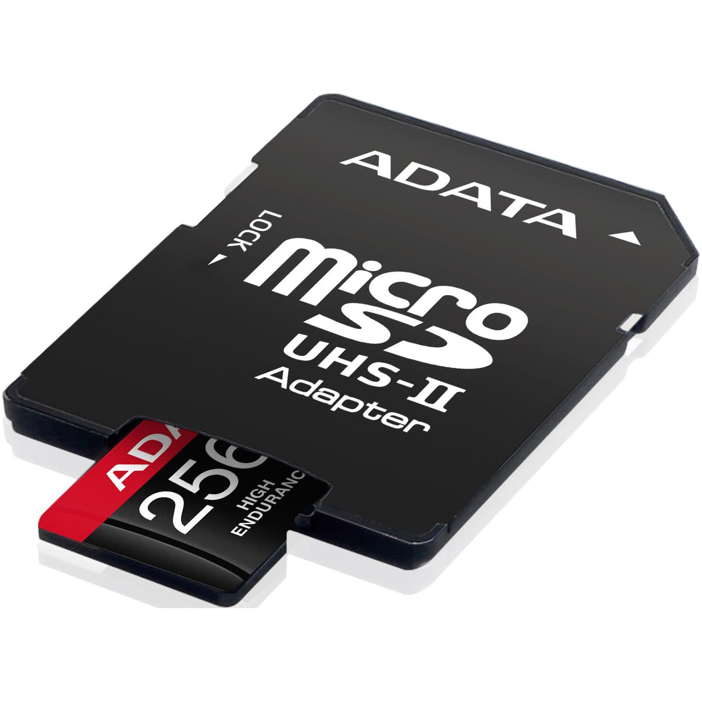 Geheugenkaart microSDXC Adata High Endurance, 256Gb, Klasse 10 / UHS-1 U3, Met Adapter AUSDX256GUI3V30SHA2-RA1