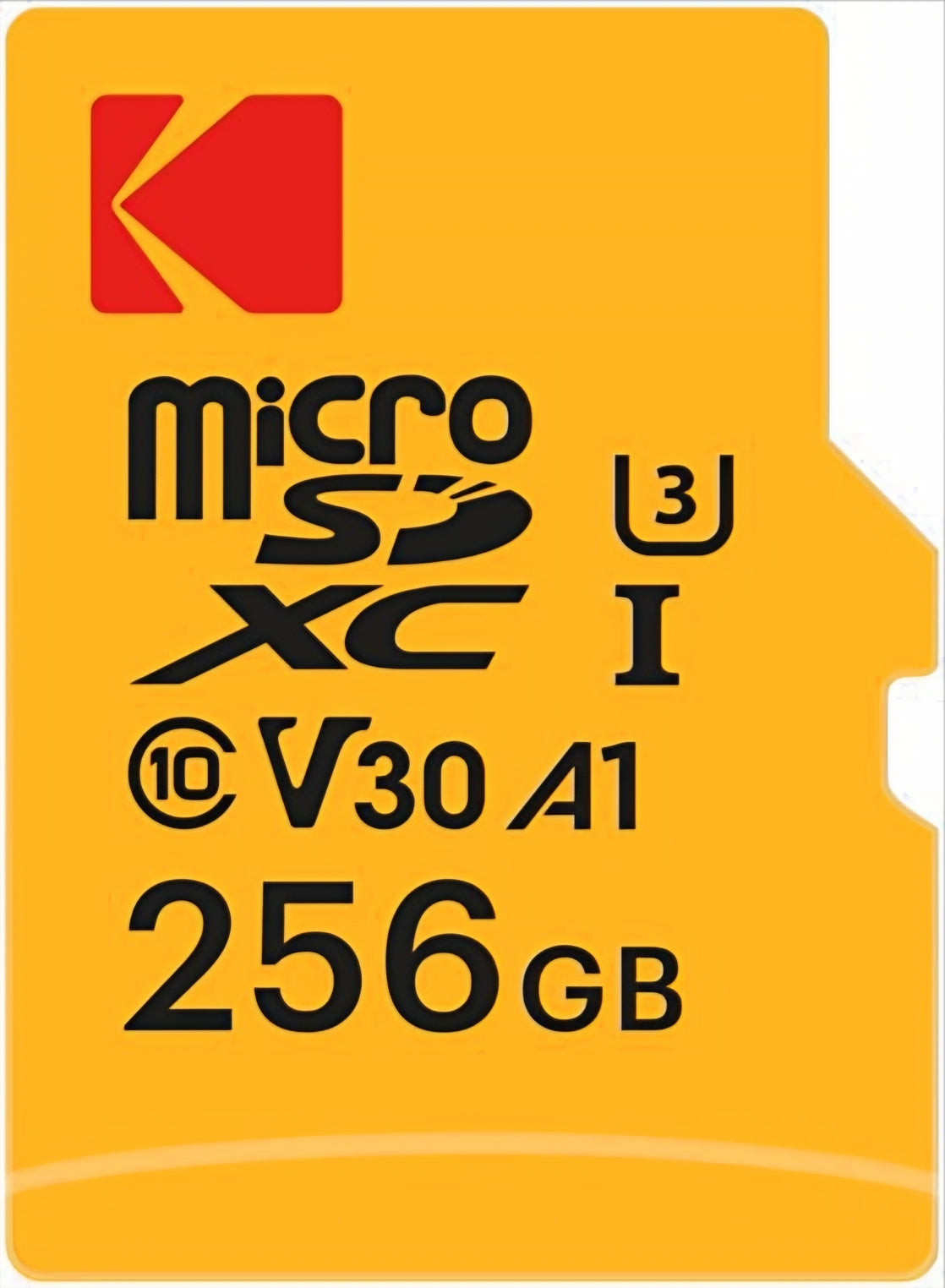 Kodak microSDXC Geheugenkaart, 256Gb, Klasse 10 / UHS-1 U3, Met Adapter EKMSDM256GXC10HPRK