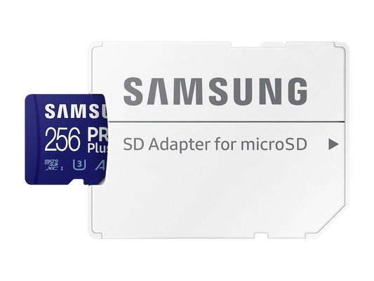 Memory Card microSDXC Samsung PRO Plus, 256Gb, Class 10 / UHS-1 U3, With Adapter MB-MD256KA MB-MD256KA 