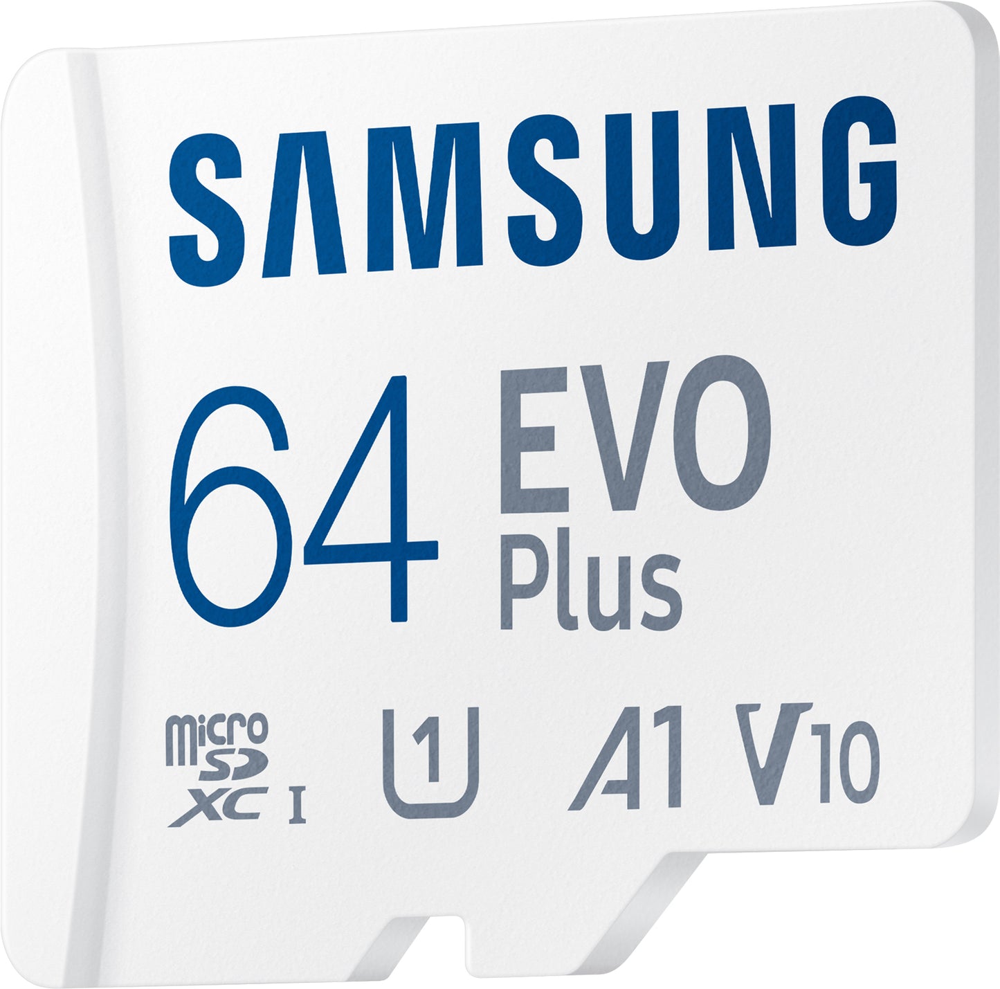 Geheugenkaart microSDXC Samsung Evo Plus, 64Gb, Klasse 10 / UHS-1 U1, Met Adapter MB-MC64KA/EU MB-MC64KA/EU