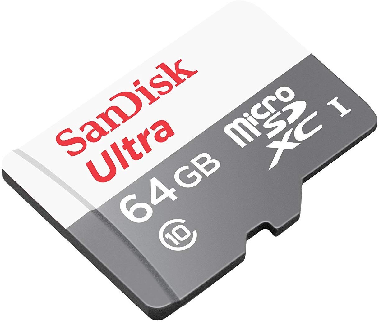 SanDisk Ultra Android microSDXC-geheugenkaart, 64Gb, Klasse 10 / UHS-1 U1 SDSQUNR-064G-GN3MN