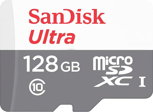 SanDisk Ultra microSDXC Memory Card, 128Gb, Class 10 SDSQUNR-128G-GN3MN