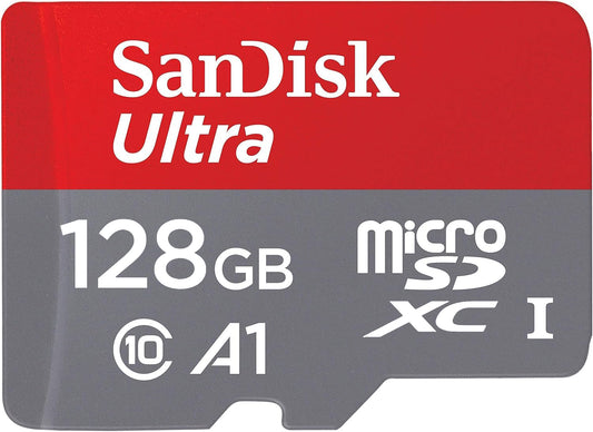 MicroSDXC-geheugenkaart SanDisk Ultra Android A1, 128Gb, Klasse 10 / UHS-1 U1 SDSQUAB-128G-GN6MN