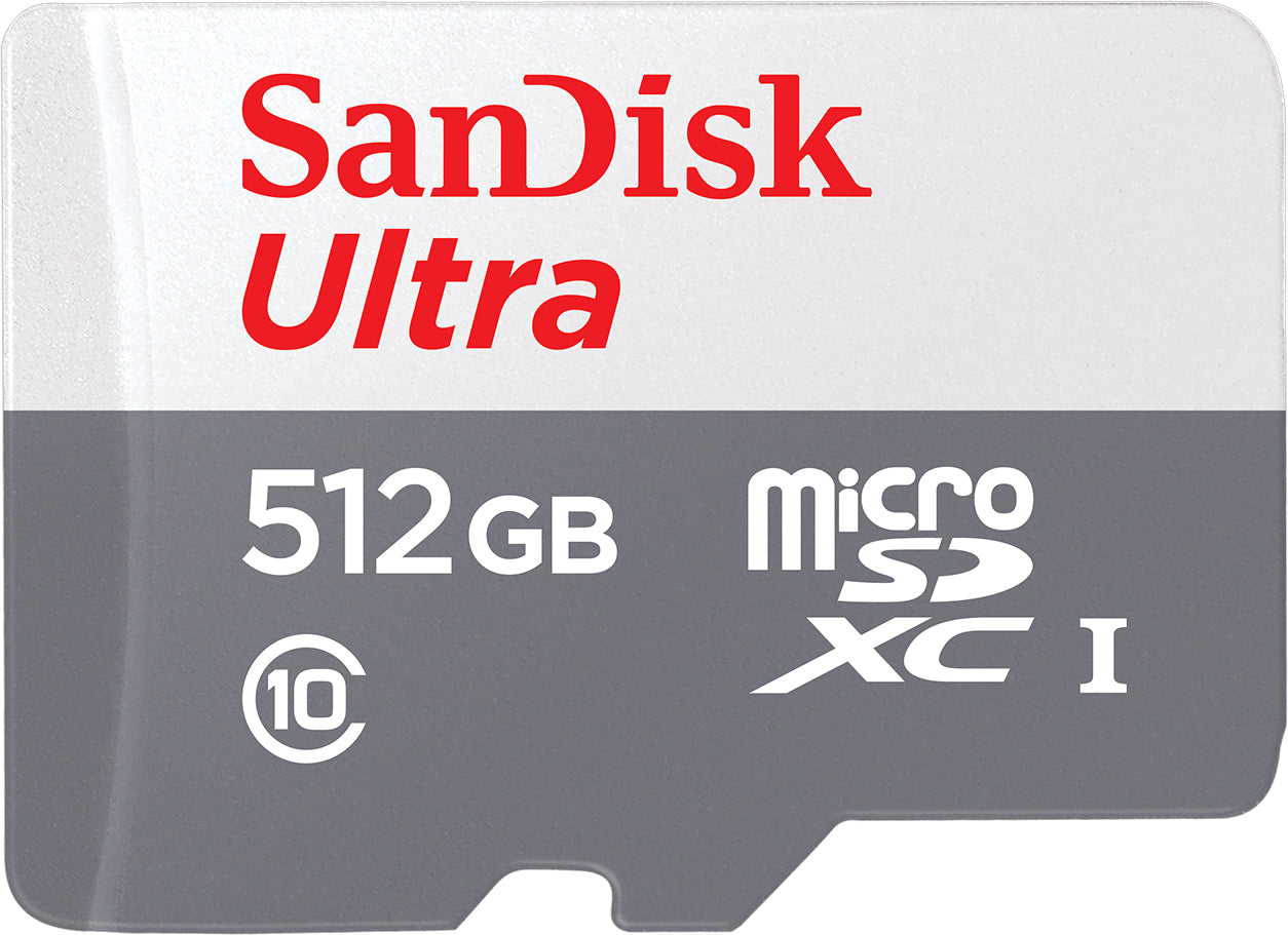 Geheugenkaart microSDXC SanDisk Ultra, 512Gb, Klasse 10 SDSQUNR-512G-GN3MN