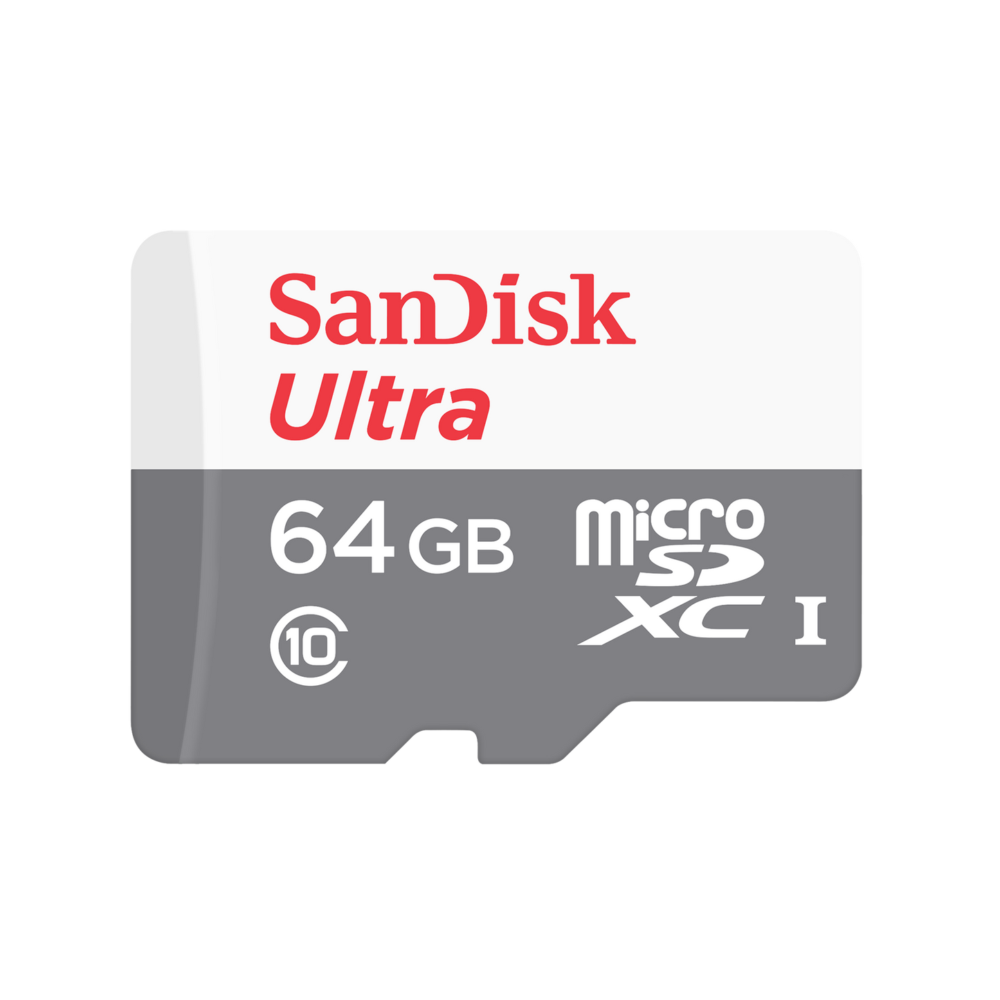 SanDisk Ultra microSDXC Geheugenkaart, 64Gb, Klasse 10, Met Adapter SDSQUNR-064G-GN6TA