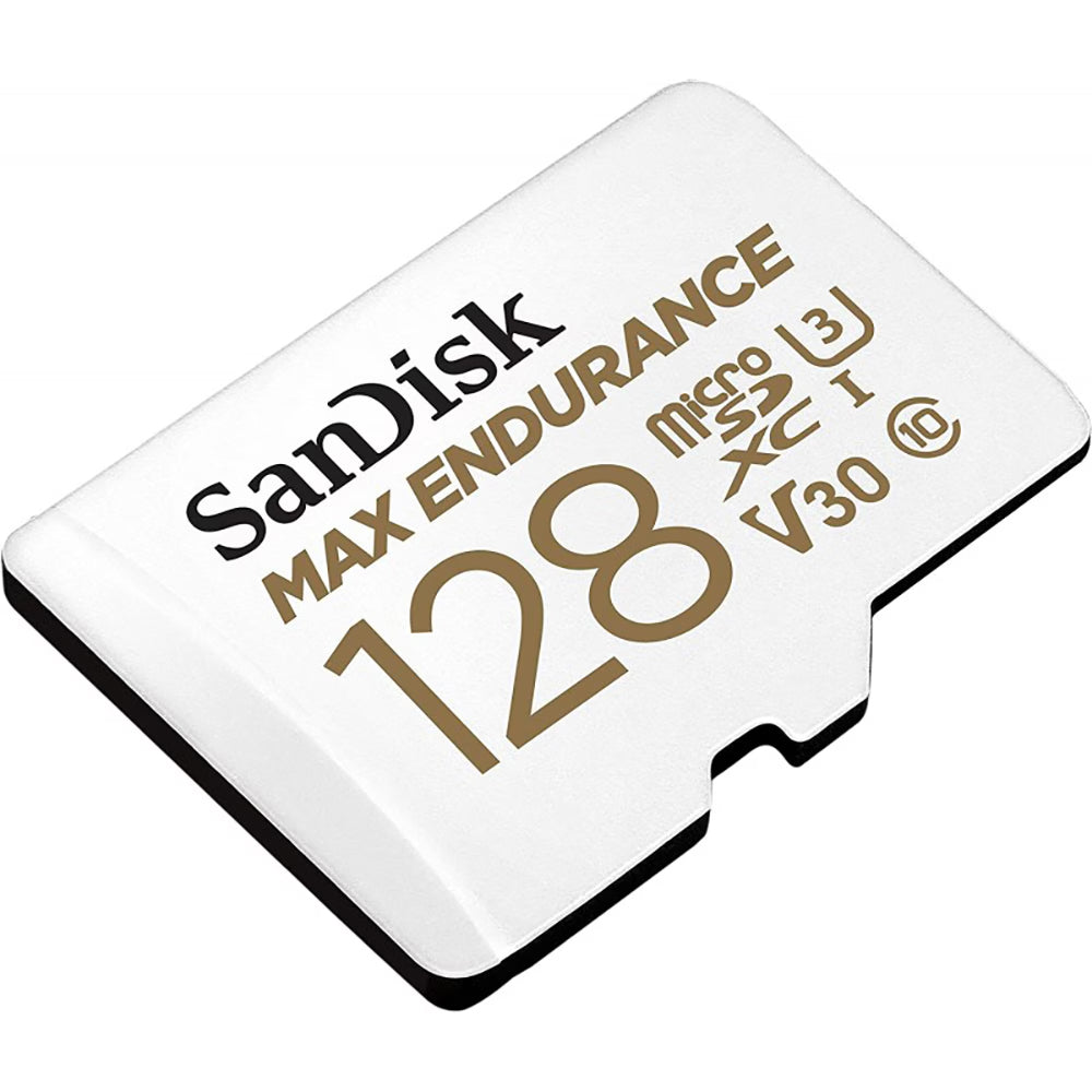 Geheugenkaart microSDXC SanDisk MAX Endurance, 128Gb, Klasse 10 / UHS-1 U3, Met Adapter SDSQQVR-128G-GN6IA