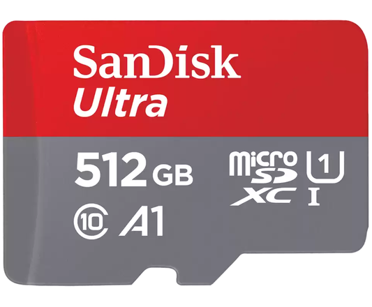SanDisk Ultra Android A1 microSDXC Geheugenkaart, 512Gb, Klasse 10 / UHS-1 U1 SDSQUAC-512G-GN6MN