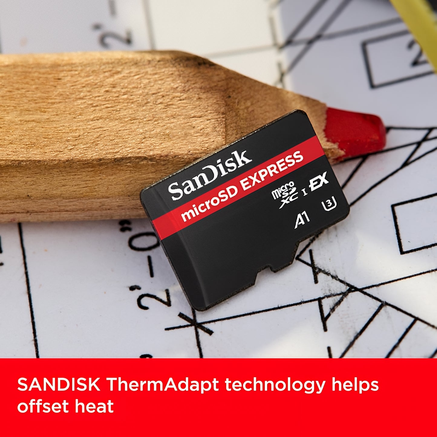 SanDisk Express microSDXC Geheugenkaart, 256Gb, Klasse 10 / UHS-1 U3 SDSQXFN-256G-GN4NN