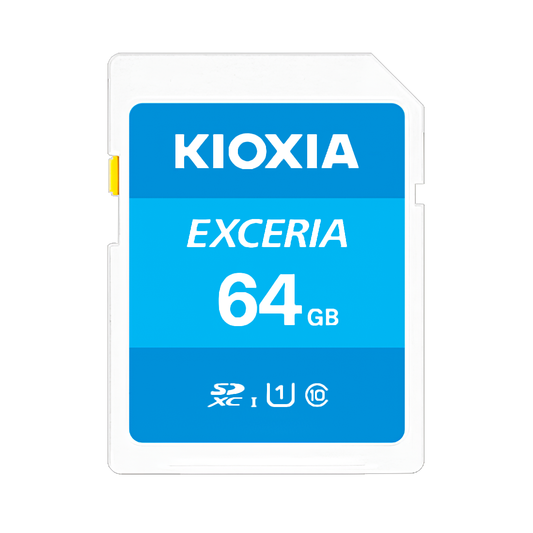 KIOXIA SDHC Memory Card, 64Gb, Class 10 / UHS-1 U1 KIOXIA _SD_64G 