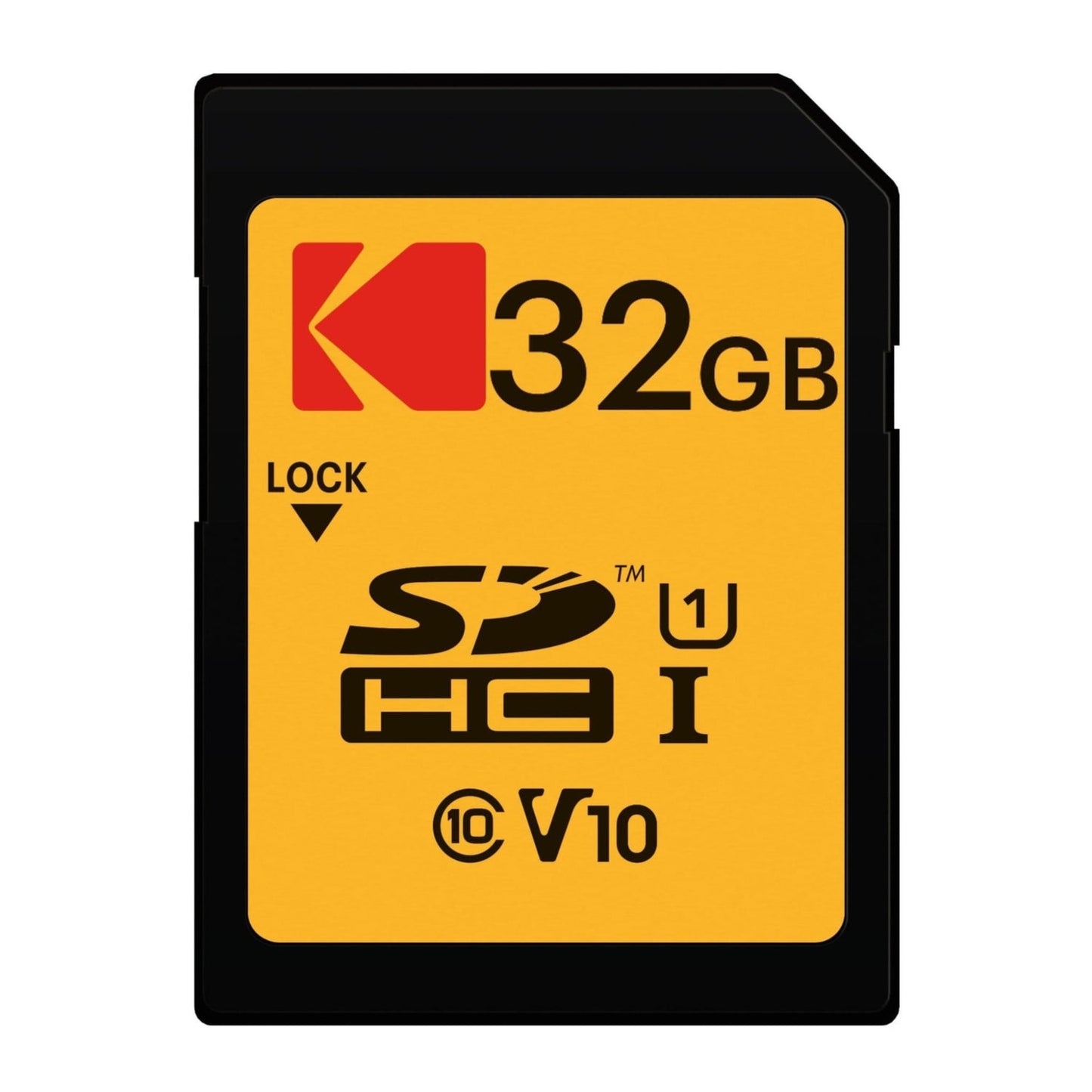SDHC Geheugenkaart Kodak Premium Performance, 32Gb, Klasse 10 / UHS-1 U1 EKMSD32GHC10K