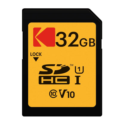 SDHC Geheugenkaart Kodak Premium Performance, 32Gb, Klasse 10 / UHS-1 U1 EKMSD32GHC10K