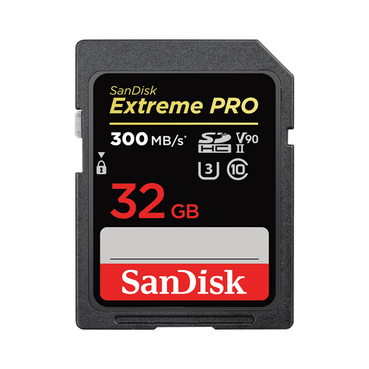 SDHC Geheugenkaart SanDisk Extreme Pro, 32Gb, Klasse 10 / UHS-1 U3 SDSDXXO-032G-GN4IN