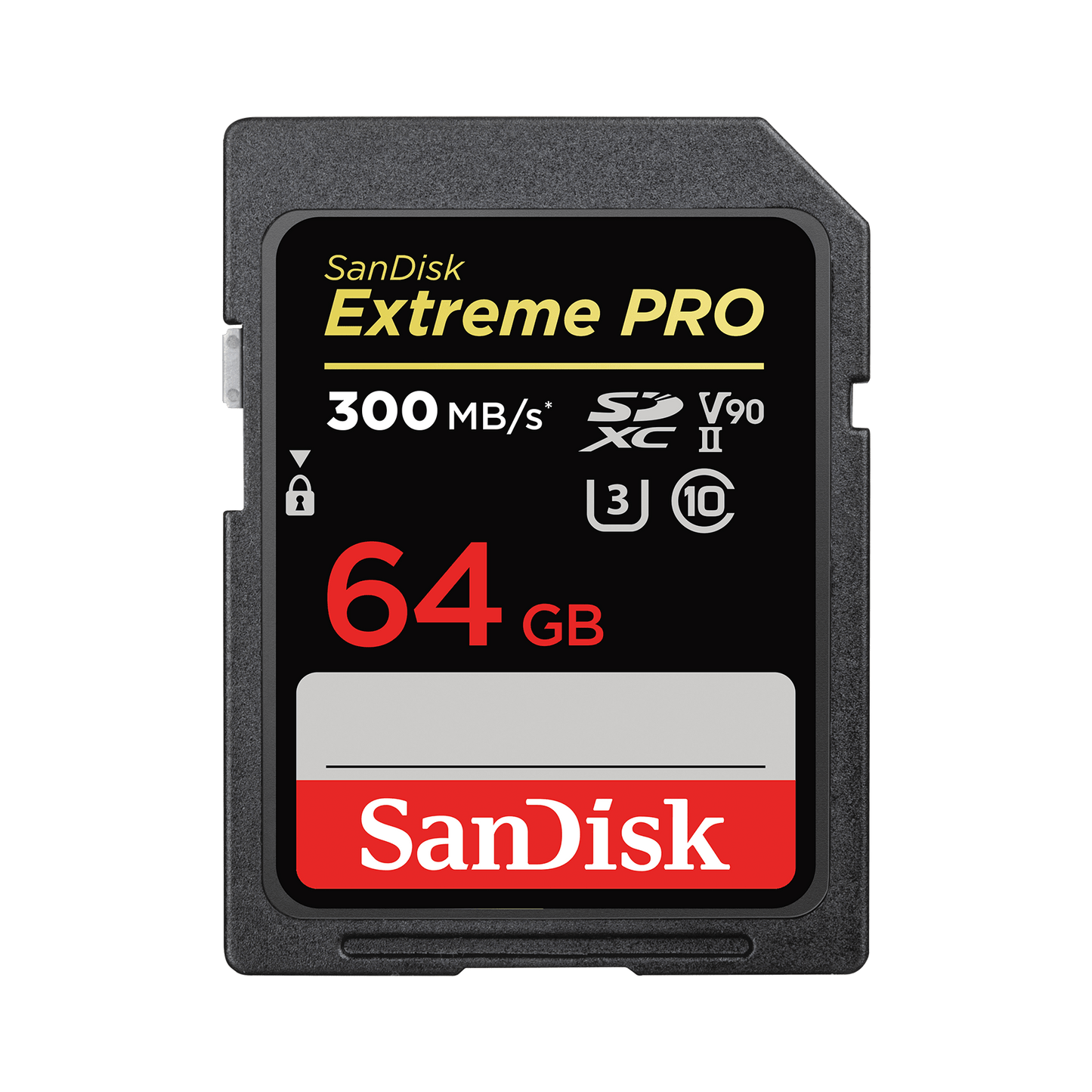 SDXC Geheugenkaart SanDisk Extreme Pro, 64Gb, Klasse 10 / UHS-1 U3 SDSDXXU-064G-GN4IN